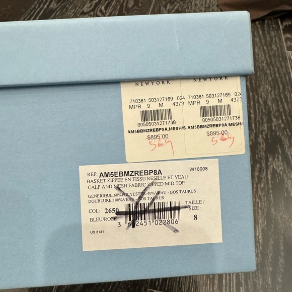 NIB Lanvin hi tops - Picture 2 of 8